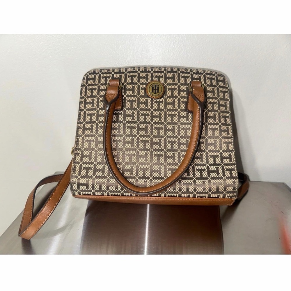 Stylish Brown and Tan Handbag